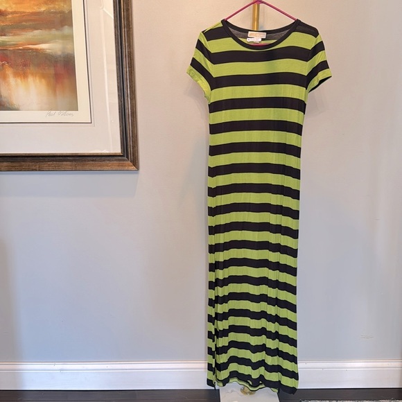 Michael Kors Green and blue Maxi Dress EUC S - Picture 1 of 13